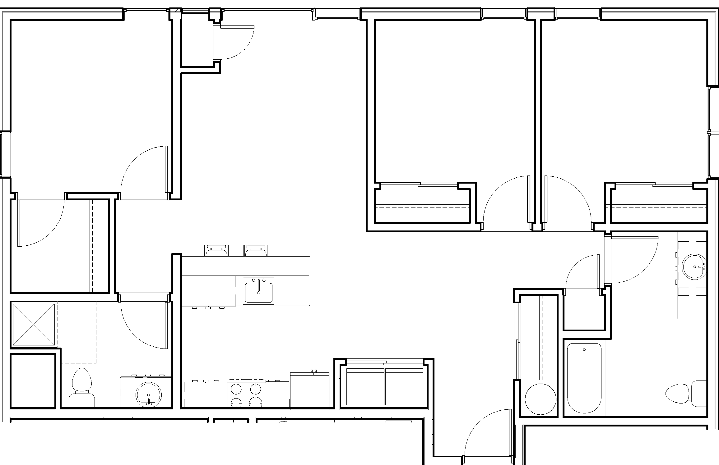 459 Rock | 3 Bed 2 Bath B Floor Plan 459 Rock | 3 Bed 2 Bath B Floor Plan